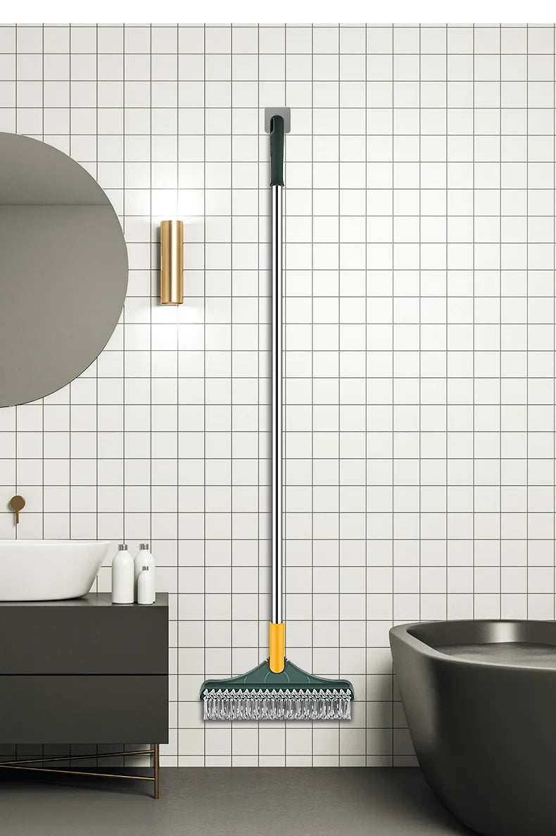 3 in 1 Cleaning Brush Cleaner Brush for Cleaning Bathroom Brush with Long Handle Rotating Floor Brush Crevice Brush
