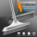 3 in 1 Cleaning Brush Cleaner Brush for Cleaning Bathroom Brush with Long Handle Rotating Floor Brush Crevice Brush